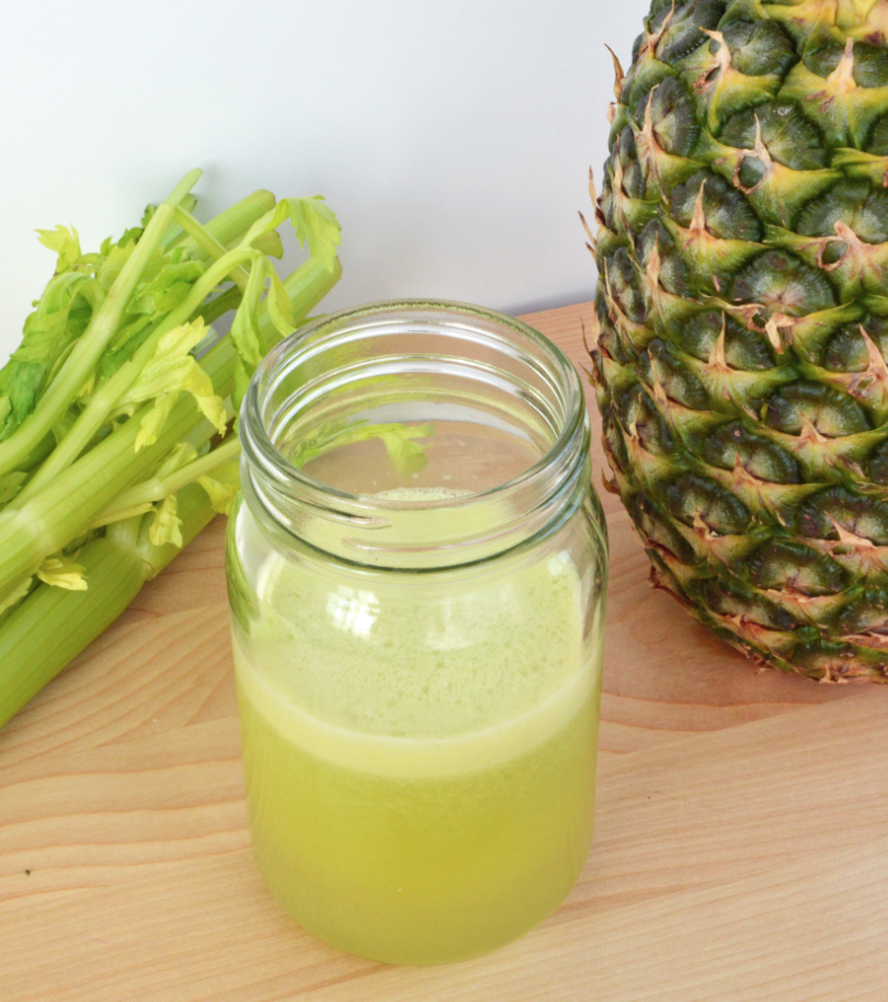 calming pineapple celery juice
