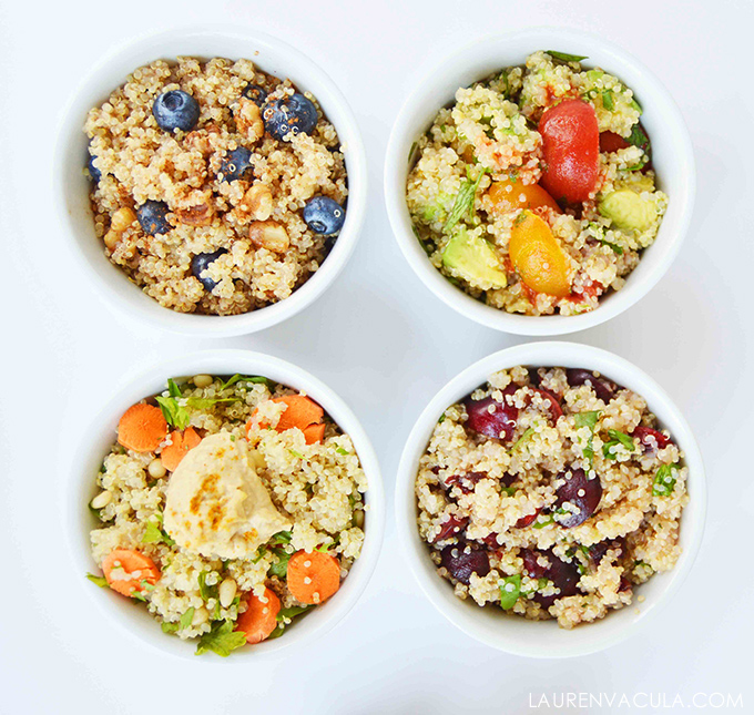 quinoa 4 ways