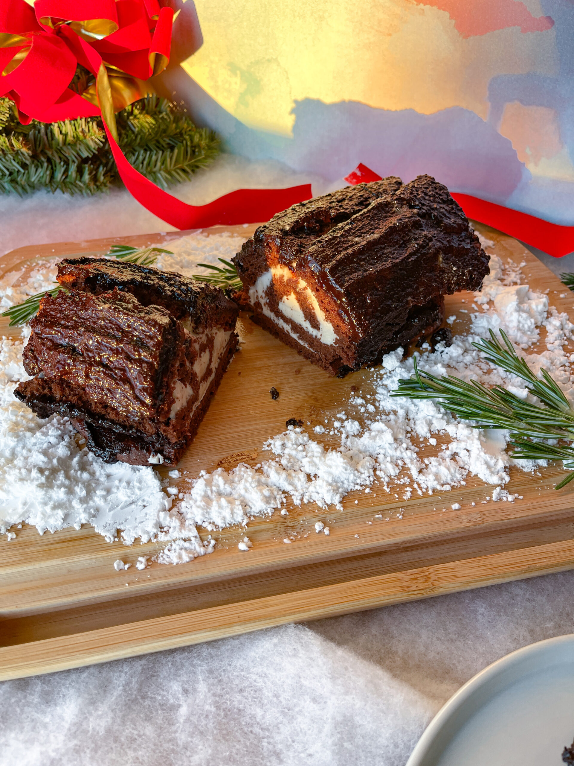 Gluten Free Vegan Yule Log-6